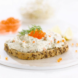 Gerookte forelsalade met champagne Gerookte forelsalade met champagne