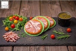 Hamburger met spek (± 140 gr./stuk)