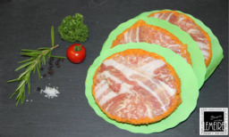 Hamburger met spek (± 140 gr./stuk)