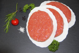 Hamburger rund/varken (± 140 gr./stuk)