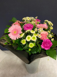 klassiek roze wit boeket