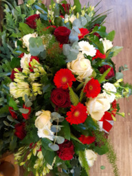 Rood/wit rouwarragement