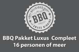 BBQ Pakket Luxus Compleet | 16 personen of meer