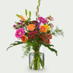 Wild boeket in  bonte kleuren