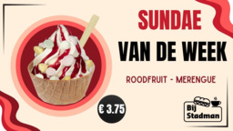 Sundae van de week!