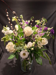 Veldboeket wit/paars